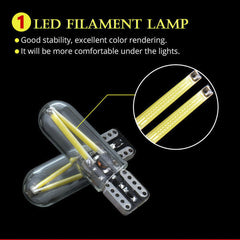 10pcs T10 White Glass 194 168 W5W COB LED Car CANBUS Glass License Plate Light Bulb White