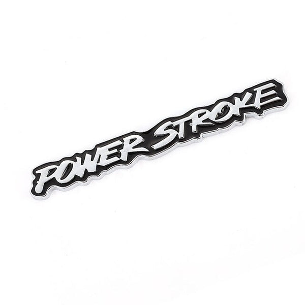 1pc Car 3D Chrome Black