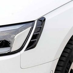 2pcs Car Fender Headlight Eyebrow Decorative Tail Lights