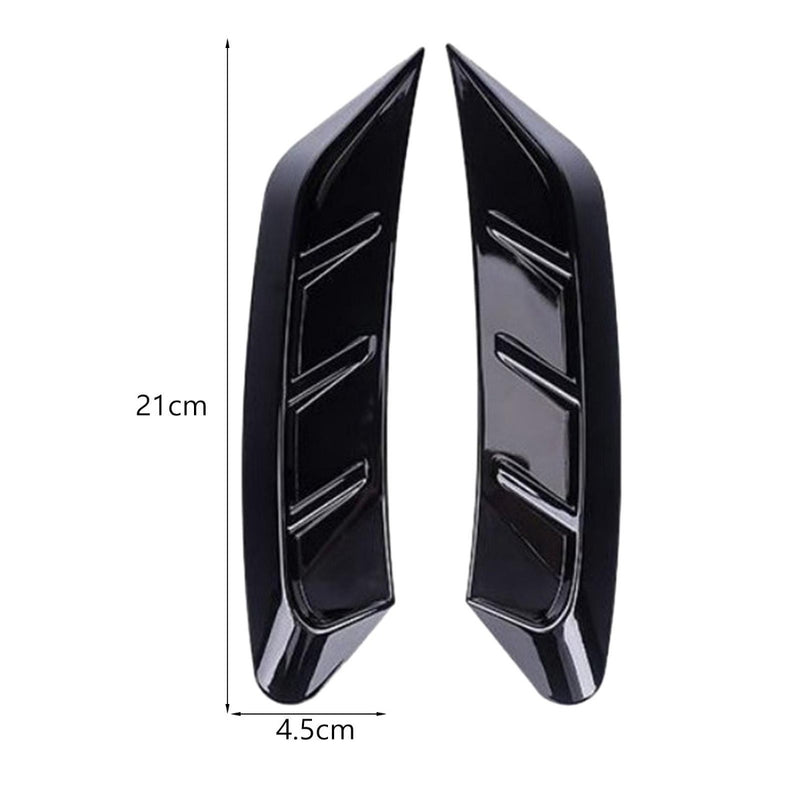 2pcs Car Fender Headlight Eyebrow Decorative Tail Lights