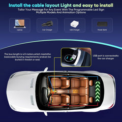 Devil Eyes Light For Cars USB 5V Flexible LED Display, Dynamic LED Colorful Eye Lamp