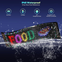 Devil Eyes Light For Cars USB 5V Flexible LED Display, Dynamic LED Colorful Eye Lamp