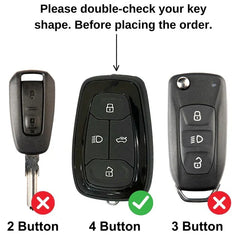 Car Metal Key Cover for TATA Nexon, Harrier, Safari, Altroz, Tigor, EV Electric, EV Max, Punch, Tiago