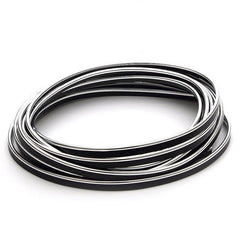 Silver 5M Edge Gap Interior Line Moulding Trim Molding Strip Decor For Car