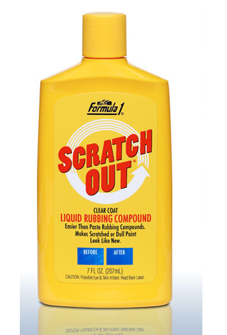 Formula 1 Car Scratch Out Polish Cleaner Rubbing compound 207ml