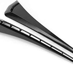 Glossy Black Car Air Outlet Fender,Universal Car Fender Vent Cover Stickers Decorative Strip Fit
