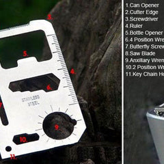 11-in-1 Pocket Survival Toolkit