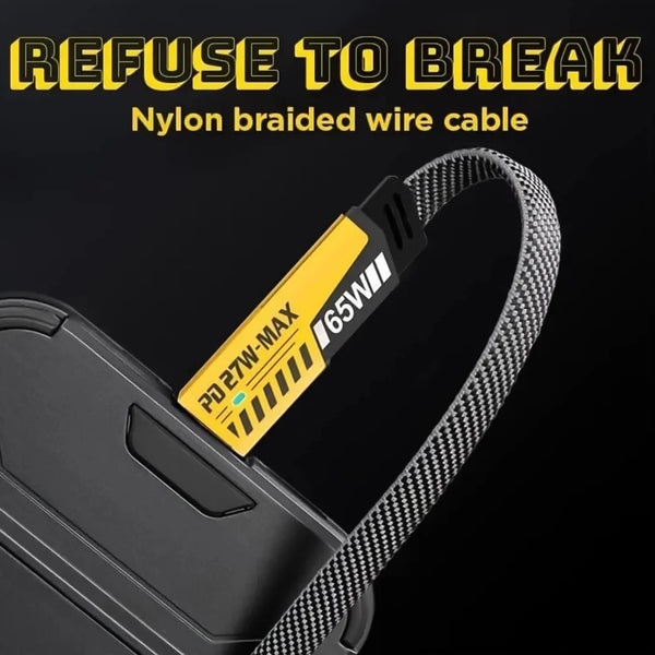 4 In 1 Fast Charging Cable With Multiport USB-C To Type C