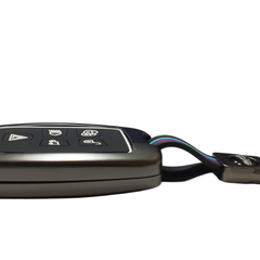 5 Button Metal Key Cover For Range Rover Evoque Velar Discovery LR4 Land Rover Sport