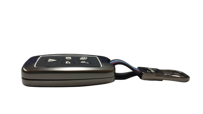 5 Button Metal Key Cover For Range Rover Evoque Velar Discovery LR4 Land Rover Sport