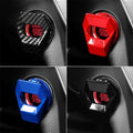 1pc Car Aluminum Engine Start Stop Engine Push Button Protection Cover Trim Sticker