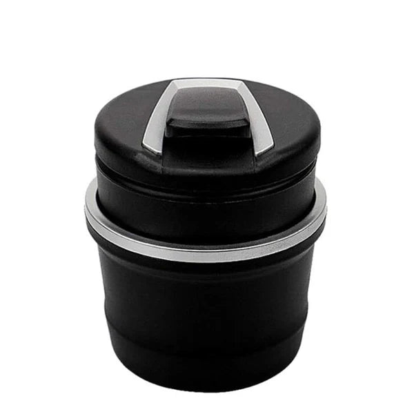 Portable Car Ashtray With Lid And Blue LED Light (1 Pc / With Color Box)