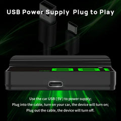 HUD Head Up Display for Car,Universal Digital Speedometer Smart Gauge Speedometer GPS Digital Speed Meter Tachometer for Car, KMH, Green