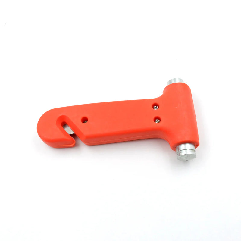 Car Safety Hammer - Emergency Rescue Tool With Window Breaker & Seatbelt Cutter