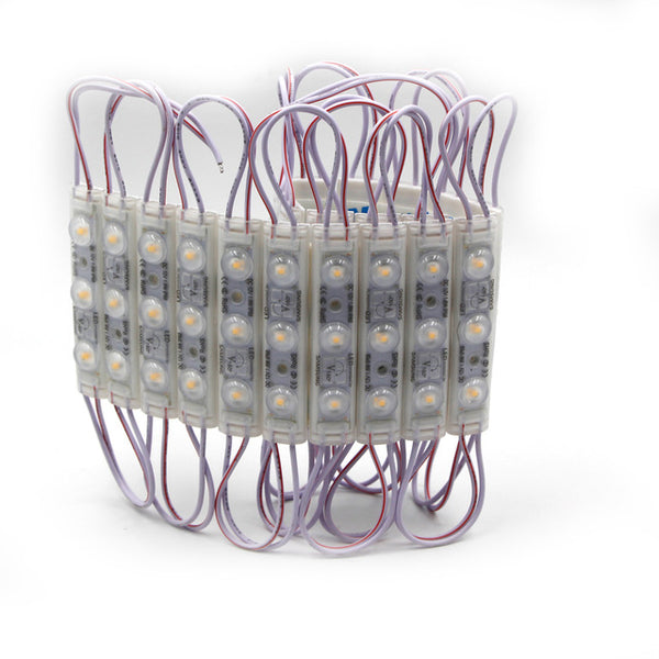 10pcs 1.5w Ip68 White Waterproof Strip Led Module Light Lamp 2835 3 LED
