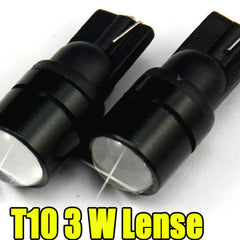 10PCS Super Bright Projector Lens T10 LED Parking Number Plate Bulb for Car Bikes