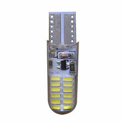 10PCS T10 194 168 LED Strobe Flash Dilicon Gel Light 24LED Bright Light Bulb