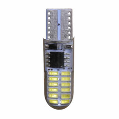 10PCS T10 194 168 LED Strobe Flash Dilicon Gel Light 24LED Bright Light Bulb