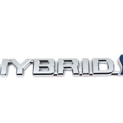 1pcs Chrome Blue Hybrid 3D Metal Car Sticker Emblem Badge Car Bike Decorative