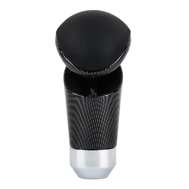 Universal Carbon Fiber Manual or Automatic Gear Shift Knob Shifter Lever For Car