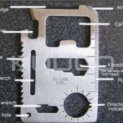 11-in-1 Pocket Survival Toolkit