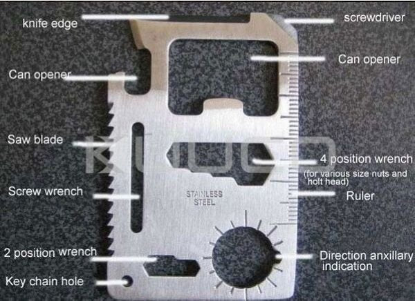 11-in-1 Pocket Survival Toolkit