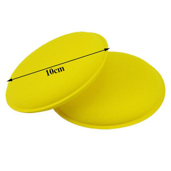 12pcs Car Waxing Polish Foam Sponge Wax Applicator Cleaning Detailing Pads