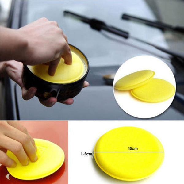 12pcs Car Waxing Polish Foam Sponge Wax Applicator Cleaning Detailing Pads