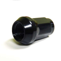 16 Pcs M12x1.5mm Black Security Locking Heptagon Closed Ended Lug Nuts for Car