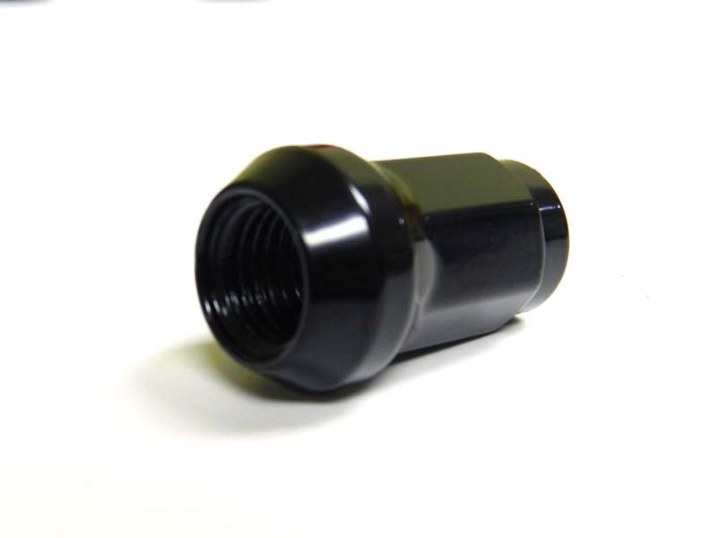 16 Pcs M12x1.5mm Black Security Locking Heptagon Closed Ended Lug Nuts for Car