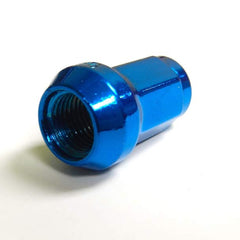 16 Pcs M12x1.5mm Blue Security Locking Heptagon Closed Ended Lug Nuts for Car