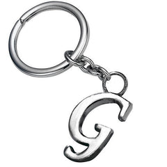 Stylish Letter G Simple Alphabet Key Ring Keychain For Car