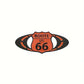 1pc 3D Metal ROUTE US 66 Car Side Fender Rear Trunk Emblem Badge Sticker Decals for Universal Cars for Moto Bike Decorative