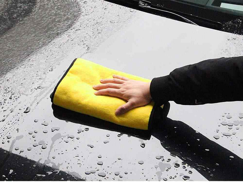 40x40 cm 350 GSM Microfiber Double Layered Cloth , Extra Thick Microfiber Cleaning Cloth