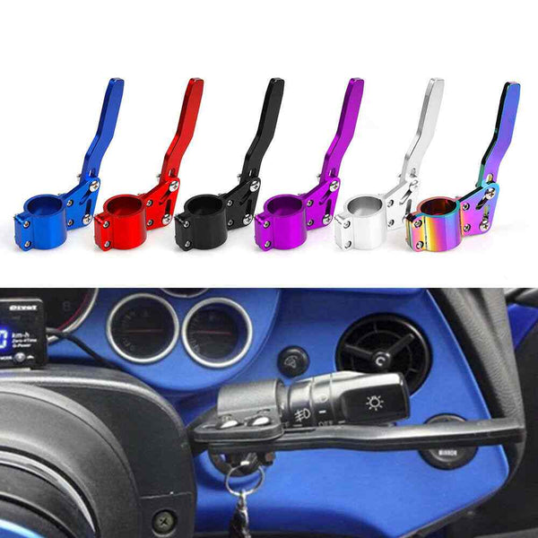 1pc Black Car Styling Adjustment Steering Wheel Turn Rod Extension Tool Signal Lever Position Up Kit