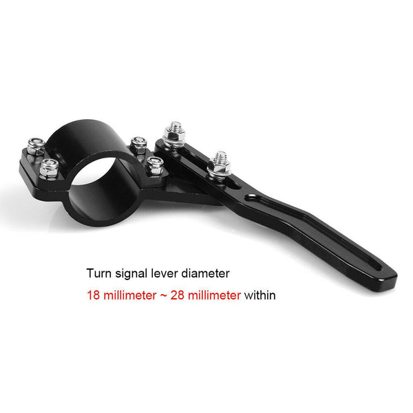 1pc Black Car Styling Adjustment Steering Wheel Turn Rod Extension Tool Signal Lever Position Up Kit