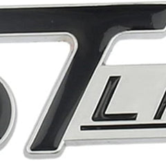 1pc ST Line 3D Metal Emblem Badge Stickers For Car Truck Bike