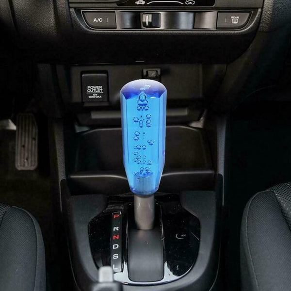 1pc Bubble Crystal Car Gear Shift Knob Manual Gear Stick Lever Knob