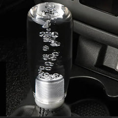 1pc Bubble Crystal Car Gear Shift Knob Manual Gear Stick Lever Knob