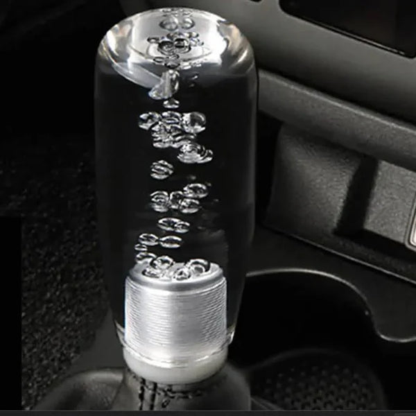 1pc Bubble Crystal Car Gear Shift Knob Manual Gear Stick Lever Knob