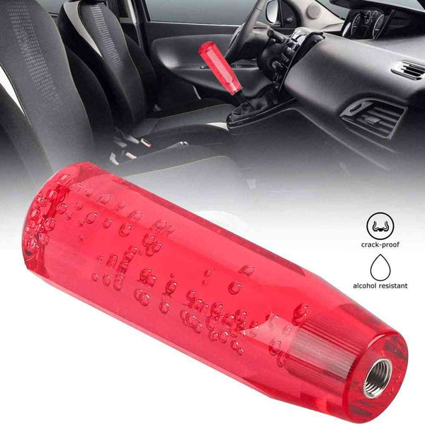 1pc Bubble Crystal Car Gear Shift Knob Manual Gear Stick Lever Knob