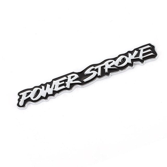 1pc Car 3D Chrome Black 