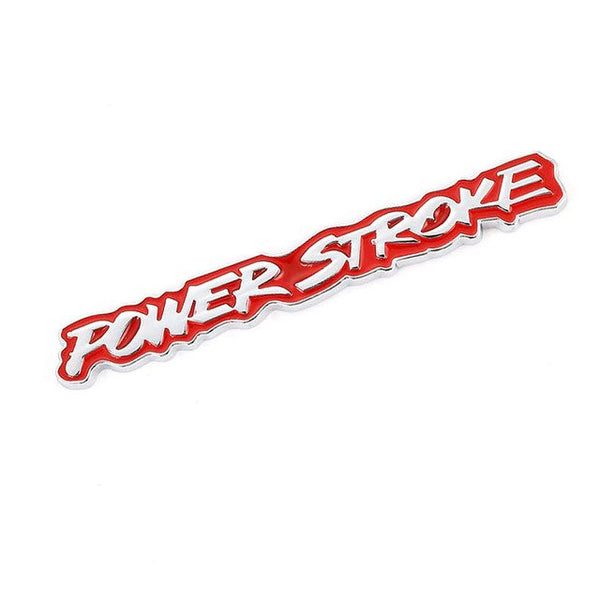 1pc Car 3D Chrome Red 