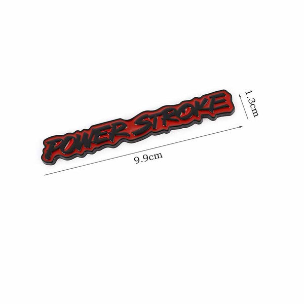 1pc Car 3D Red Black 