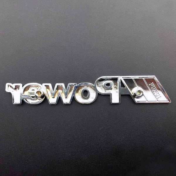 1pc Front Grill POWER 3D Car Emblem Tuning Metal Logo Badge
