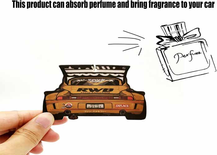 1Pc JDM Car Air Freshener Hanging Perfume , Natural Essential Oil Car Scent Refresh Whole Car