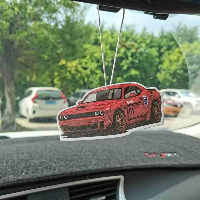 1Pc JDM Car Air Freshener Hanging Perfume , Natural Essential Oil Car Scent Refresh Whole Car
