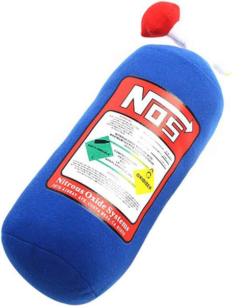 1pc NOS Nitrous Oxide Bottle Car Decor Headrest Cushion Creative Plush Pillow
