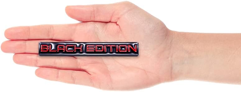 1pc Red BLACK EDITION 3D Metal Emblem Badge Stickers For Car Truck Bike