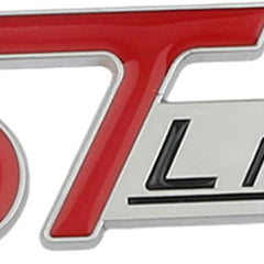 1pc ST Line 3D Metal Emblem Badge Stickers For Car Truck Bike